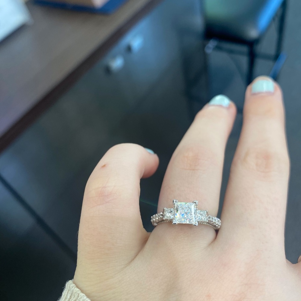 Verragio Parisian 124P Engagement Ring - Picture 4 of 4
